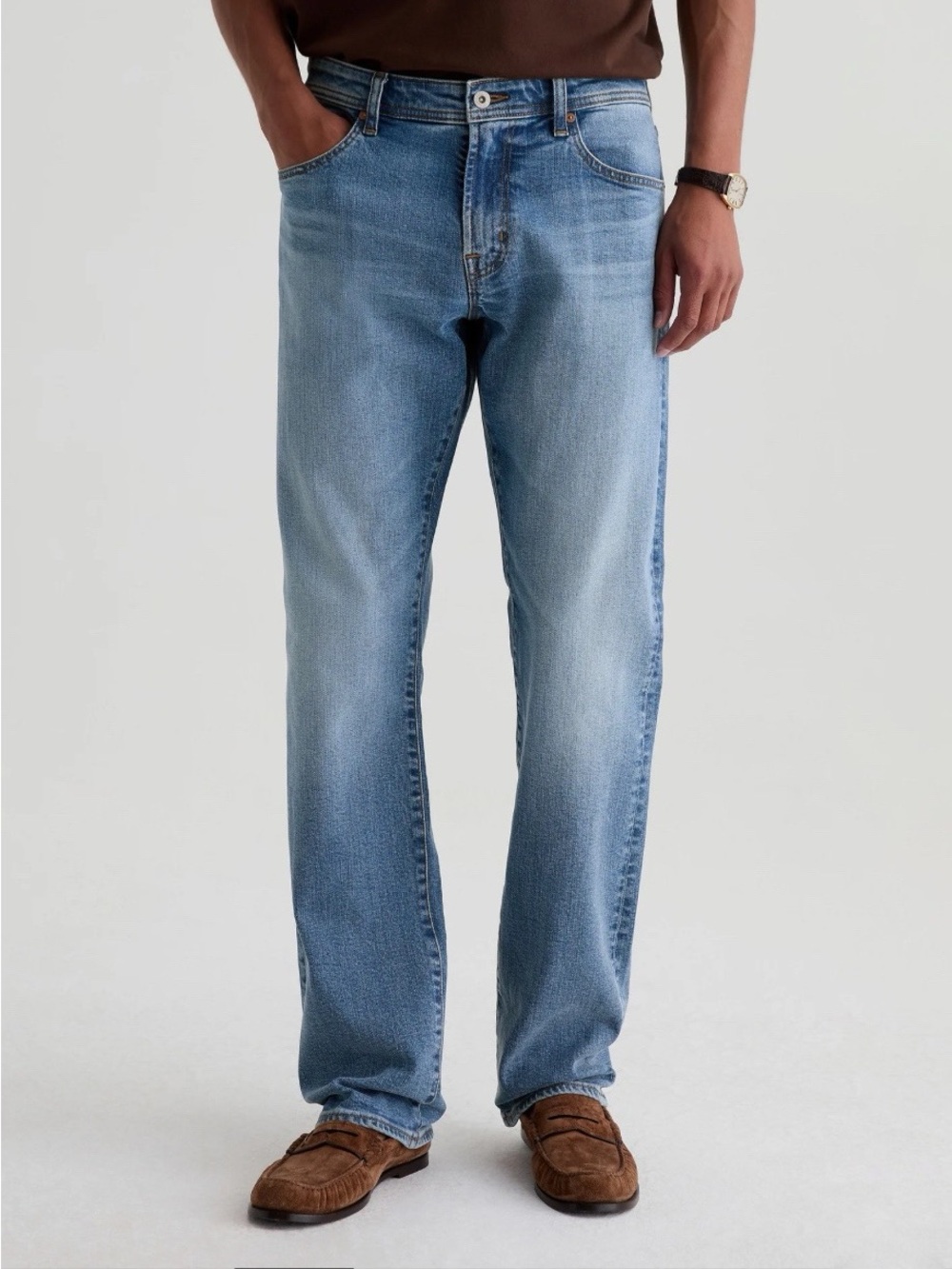 AG THE PROTÉGÉ Men’s Straight Leg Jeans Cloud Soft Luxe Design Classic Fit